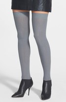 Thumbnail for your product : Hue Pointelle Ribbed Over the Knee Socks