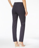 Thumbnail for your product : Charter Club Petite Bristol Printed Slim-Leg Ankle Pants, Only at Macy's