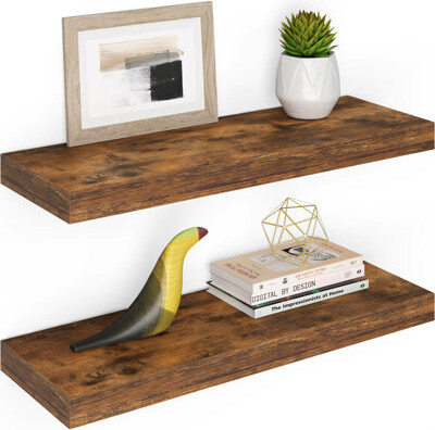 Ballucci Miami Floating Shelves with Invisible Wall Mount Brackets