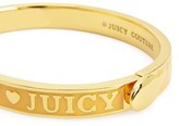 Thumbnail for your product : Juicy Couture Enamel Juicy Hinged Bangle Bracelet