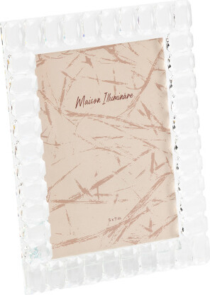 TJMAXX 5X7 Beveled Edge Crystal Tabletop Photo Frame