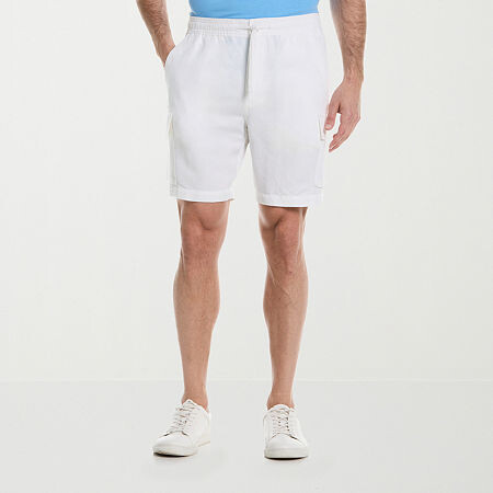 Cubavera Drawstring Mens 8" Mid Rise Cargo Short