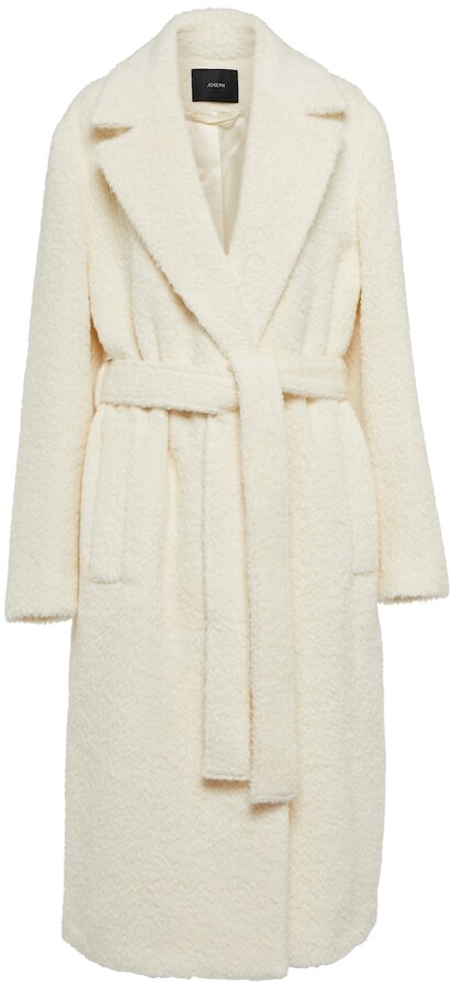 winter white wool coat
