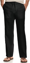 Men Black Linen Pants - ShopStyle