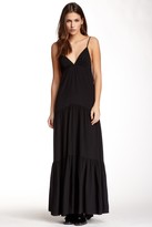 Thumbnail for your product : L'Agence V-Neck Silk Maxi Dress