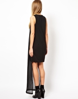 Thumbnail for your product : ASOS Overlay Sheer Dress