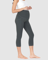Thumbnail for your product : Soon Women's Grey 3/4 Tights - Sage Side Pocket 3-4 Active Leggings