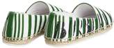 Thumbnail for your product : Burberry Kids SW1 Print Striped Espadrilles