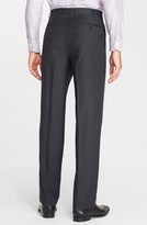 Thumbnail for your product : Canali Classic Hopsack Flat Front Trousers