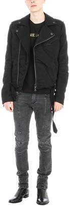 Pierre Balmain Denim Black Cotton Jacket