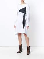 Thumbnail for your product : MM6 MAISON MARGIELA wrap and tie front shirt dress