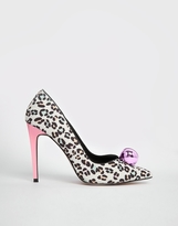 Thumbnail for your product : Miss KG Candy Leopard Print Heeled Shoes