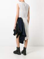 Thumbnail for your product : Sacai asymmetric dot lace dress