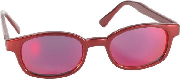 Pacific Coast OriginalKD's20124-MetallicRedFrame/RedMirrorLensSunglassesbyPacificCoastSunglasses