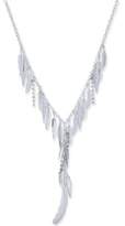 Thumbnail for your product : Thalia Sodi Silver-Tone Leaf Charm Lariat Necklace, Created for Macy's