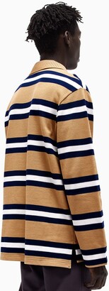 Lanvin Striped Oversized Polo Shirt