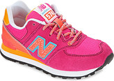 Thumbnail for your product : New Balance Girls lace-up trainers 5-8 years