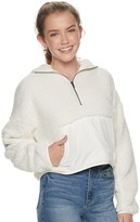 juniors so sherpa hoodie