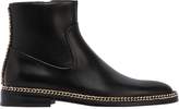 Lanvin 20mm Chained Leather Ankle Boots