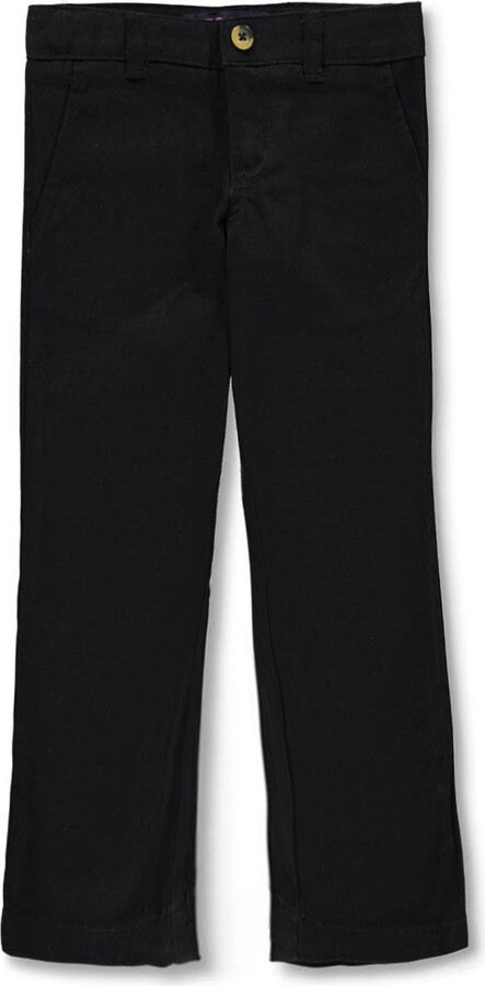 French Toast Girls School Uniform Stretch Twill Straight Leg Pants, Sizes 4-20 & Plus