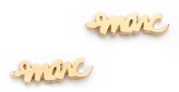 Thumbnail for your product : Marc by Marc Jacobs Script Snake Stud Earrings