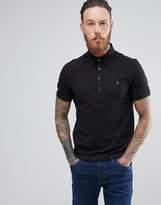 Thumbnail for your product : Farah Merriweather Slim Fit Polo in Black