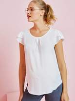 Thumbnail for your product : Vertbaudet Maternity Blouse, Lined and Ruffled