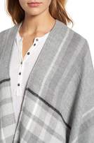 Thumbnail for your product : Sole Society Plaid Fringe Wrap