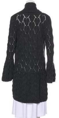 Diane von Furstenberg Wool Long Sleeve Knit Cardigan