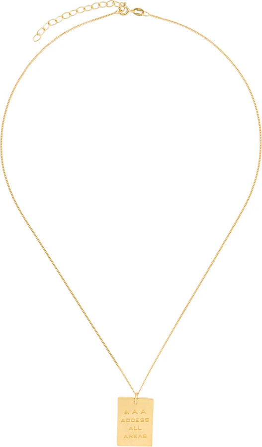 AAA Pass pendant necklace