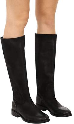 Strategia 20mm Vintage Leather Tall Boots