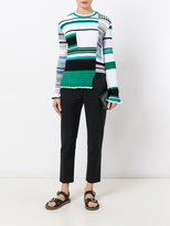 Thumbnail for your product : Ports 1961 asymmetric striped jumper