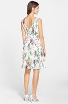 Thumbnail for your product : Donna Morgan 'Greta' Garden Floral Print Pleated Dress