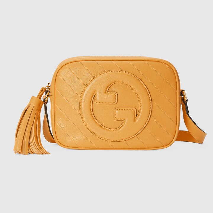 Gucci Mustard Yellow Leather Small Soho Disco Shoulder Bag Gucci