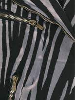 Thumbnail for your product : Roberto Cavalli zebra print biker jacket