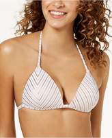 Thumbnail for your product : Macy's Hula Honey Juniors' Oceanfront Striped Push-Up Bikini Top, Created for