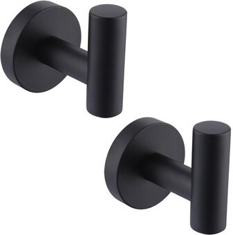Kes Bathroom Towel Hook Robe Hook Shower Kitchen Wall Mount SUS 304 Stainless Steel Matt Black