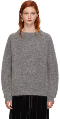 Acne Studios Grey Wool Dramatic Sweater