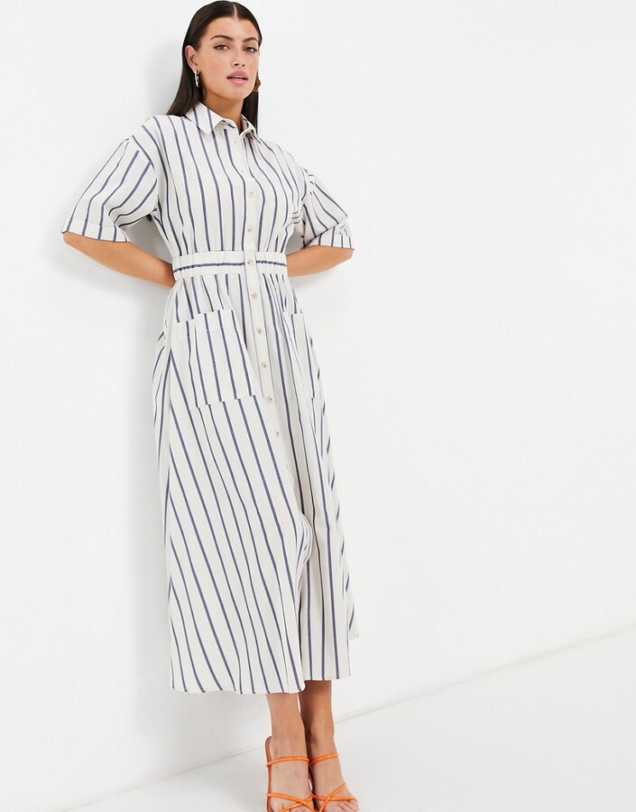 navy work dress