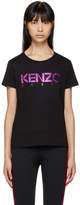 Kenzo - T-shirt à logo noir Holiday 