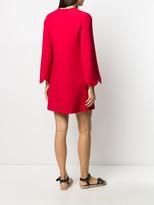 Thumbnail for your product : Valentino Scalloped Sleeves Shift Dress