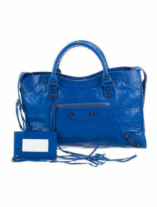 balenciaga city blue