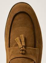 Thumbnail for your product : Tan Faux Suede Prince Tassel Loafers