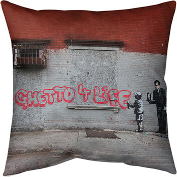 ArtVerse Ghetto 4 Life Pillow