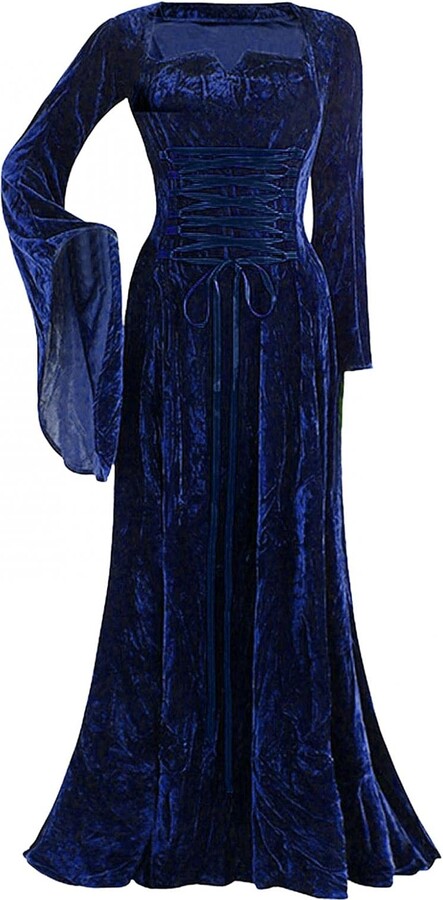 long sleeve floor length black dress