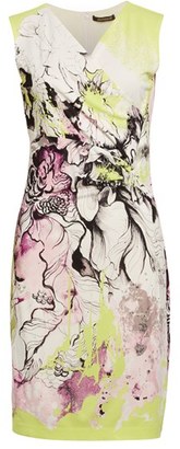 Roberto Cavalli Women's Floral Print Jersey Sheath Dress