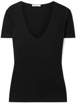 Thumbnail for your product : Ninety Percent Marisa Ribbed Organic Cotton-jersey T-shirt