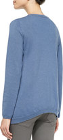 Thumbnail for your product : Brunello Cucinelli Cashmere Trapeze-Hem Pullover