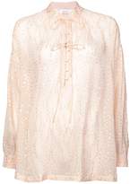 Thumbnail for your product : IRO longline patterned blouse
