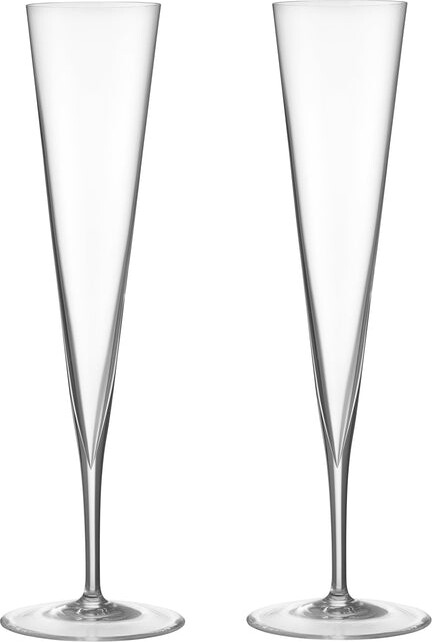 Orrefors Geometry Champagne Glass (Set of 2)